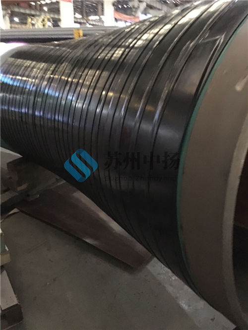 1219彎管整體防腐用熱縮纏繞帶施工案例